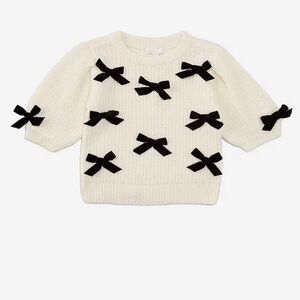 gianni bini bow sweater size 7